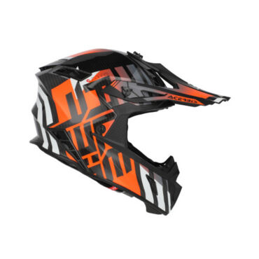 Acerbis Шлем Steel Carbon 22 06 Black Orange - миниатюра 10
