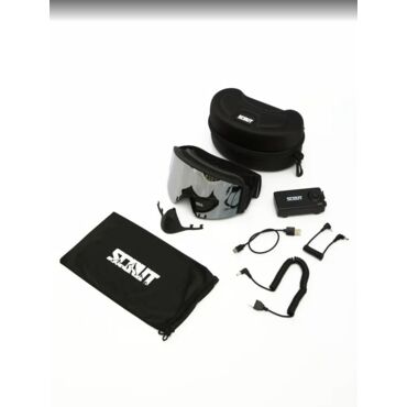 Scout Очки HB 20A с подогревом Vision X Heated Goggles Black, Silver lens - миниатюра 8