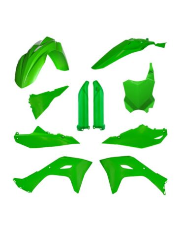 Комплект пластика Kawasaki KX250F (2025), KX450F X (2024 2025), Зеленый