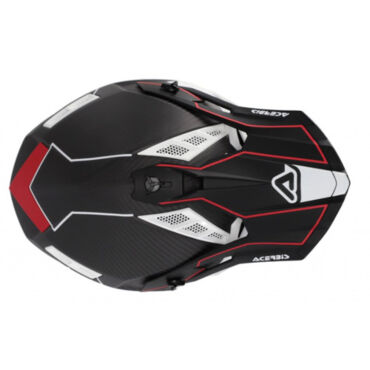 Acerbis Шлем STEEL CARBON 22 06 Black Red - миниатюра 4