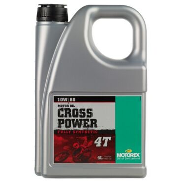 MOTOREX масло моторное Motorex Cross Power 4T 10w60 4L синтетика - миниатюра 2
