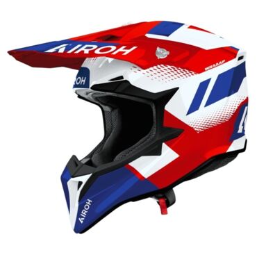 Airoh Шлем Wraaap Vision Red Blue Gloss - миниатюра 1