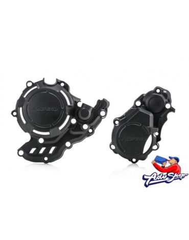 Acerbis X Power Kit Комплект защиты крышек сцепления и зажигания / черный KTM 250 350 EXCF 17 23 HQV 250 350 FE 17 23 GAS 250 350 ECF 21 23 ( 0023469.090 / 23469 090 )