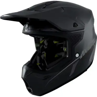 AXXIS Шлем кроссовый MX803 Wolf Solid черный матовый - миниатюра 1