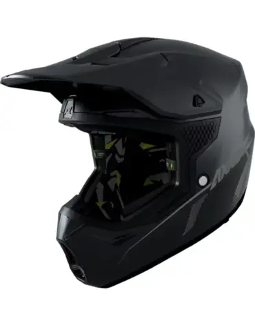 AXXIS Шлем кроссовый MX803 Wolf Solid черный матовый