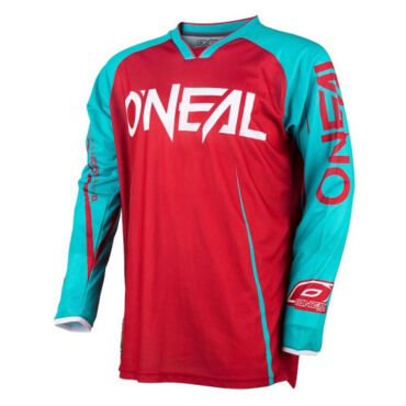 Джерси для мотокросса и эндуро O'Neal Mayhem Lite Bloker Red Teal - миниатюра 2