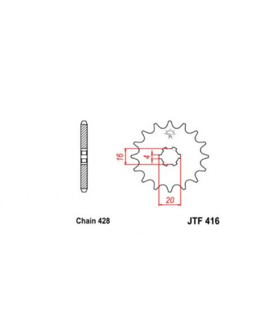 Звезда ведущая JTF416.14