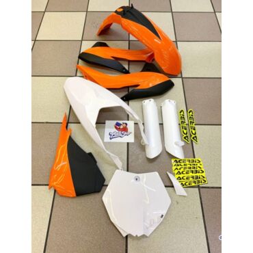 Acerbis KTM полный комплект пластика ( оранжевый / белый ) 85 SX 13 17 // 0016902.553.016 - миниатюра 2