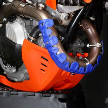Защита глушителя 4Т универсальная Armadillo Head Pipe Guard 40см. - миниатюра 6