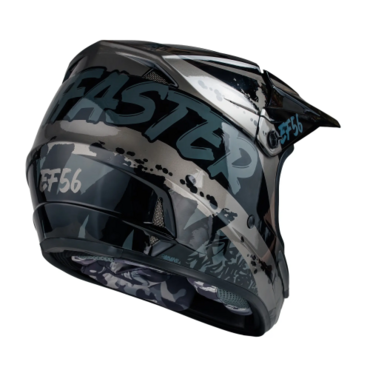 Шлем кроссовый EF56 Base MX Чёрный глянец ABC - миниатюра 3