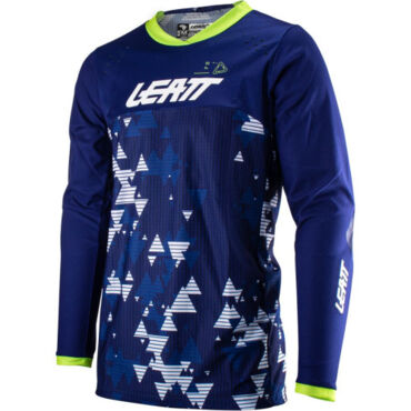 Джерси Leatt Moto 4.5 Enduro Blue (Синяя) - миниатюра 3