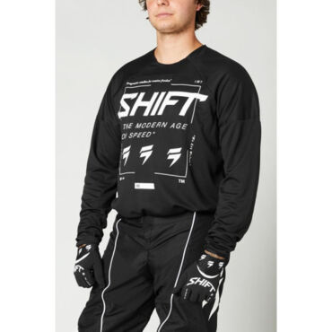 Джерси Shift White Label Bliss Jersey (Black White) - миниатюра 2