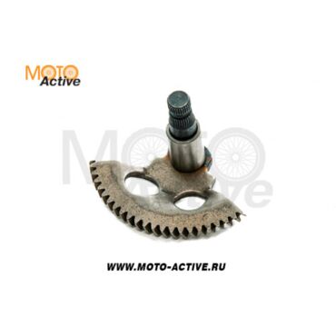 Вал кикстартера с сектором 1E40QMB (Stels QJ50) - миниатюра 1