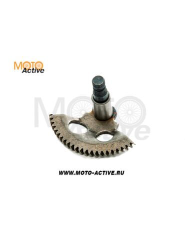 Вал кикстартера с сектором 1E40QMB (Stels QJ50)