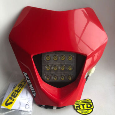 Фара светодиодная с пластиком GasGas EC250 300 (2021 2023), EC250 350F (2021 2023) Красный - миниатюра 2