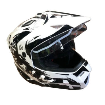 AiM Шлем детский JK802Y White Black - миниатюра 2