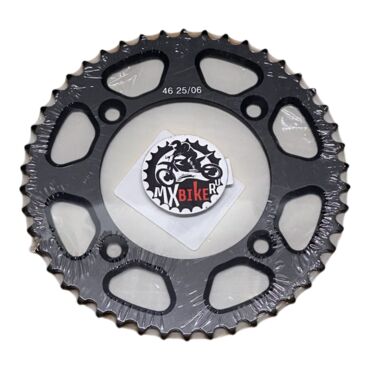 Звзда задняя черная (46 зубов) KTM 65SX 25- / Husqvarna TC65 25- / GasGas MC65 25- - миниатюра 4