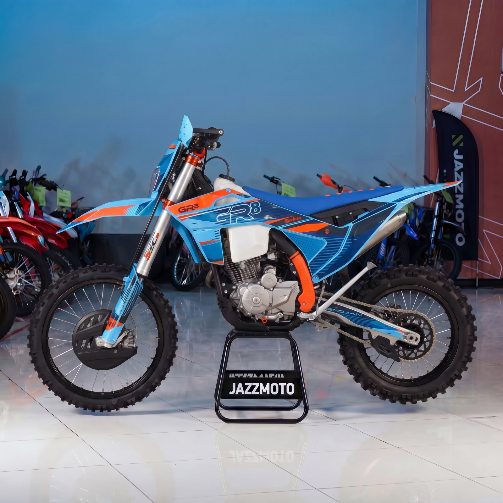 Мотоцикл кроссовый GR8 F250L (4T NX250 EFI) RR 21 18 - фото 1