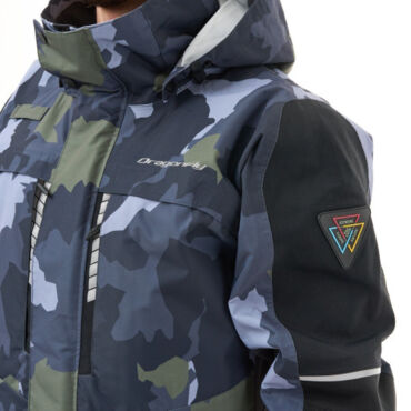 Dragonfly Куртка мембранная Quad Pro Man 2025 Green Camo - Black - миниатюра 16