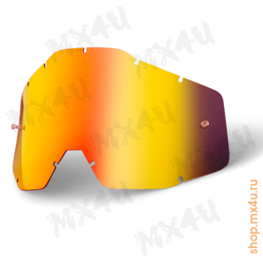 Линза подростковая 100% Accuri Strata JR Anti Fog Red Mirror - миниатюра 1