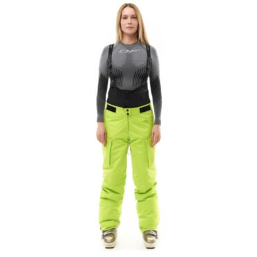Dragonfly Штаны горнолыжные утепленные Gravity 2025 Woman Lime - миниатюра 14