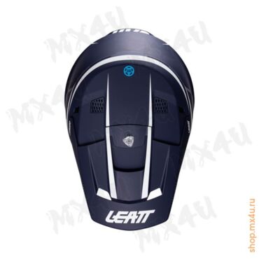 Шлем 3.5 V26 Thermoplastic + 3.5 очки Vizion - Синий - миниатюра 6