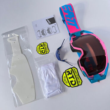 Очки LEATT Velocity 6.5 Pink Cyan (линза Rose Ultra Contrast 32%) - миниатюра 2
