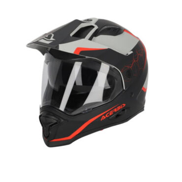 Acerbis Шлем REACTIVE 22 06 Black Red - миниатюра 4