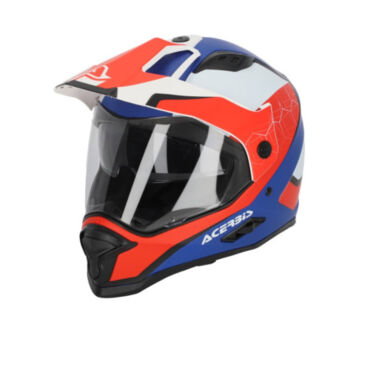 Acerbis Шлем REACTIVE 22 06 White Blue Red - миниатюра 1