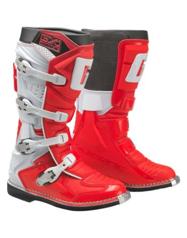 Мотоботы Gaerne GX1 GoodYear, white red (44, Взрослая  Кросс эндуро)