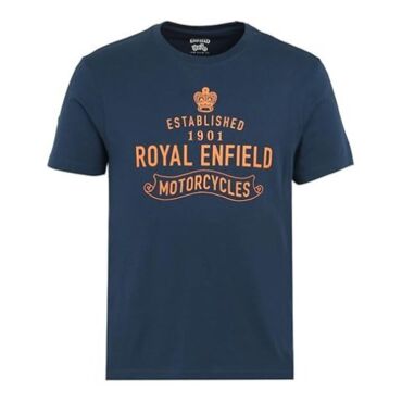 Футболка RE CROWN GRAPHIC T SHIRT NAVY , размер L - миниатюра 1