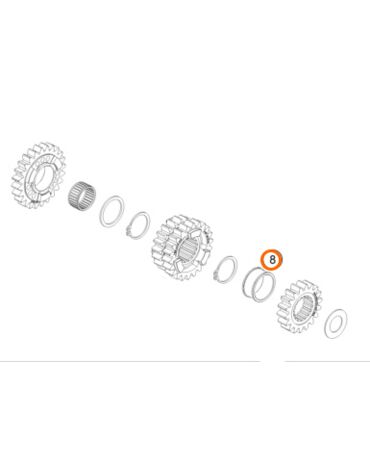 Дистанционная втулка КПП KTM 450SX F 16 19 / Husqvarna FC450 16 19