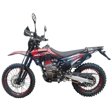 Мотоцикл эндуро Regulmoto Sport 003 PRO 300 (4 клапана, 6 передач, баланс. вал) ПТС Черный синий - миниатюра 1