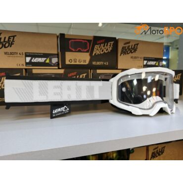 Маска кросс Leatt Velocity 4.5 White Clear 83% - миниатюра 6