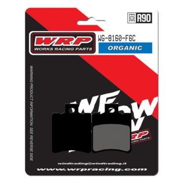Тормозные колодки WRP WG 8160 F6C (LMP1160 SC / LMP325 / FDB680 / MCB 696 / FA193) S10 - миниатюра 1