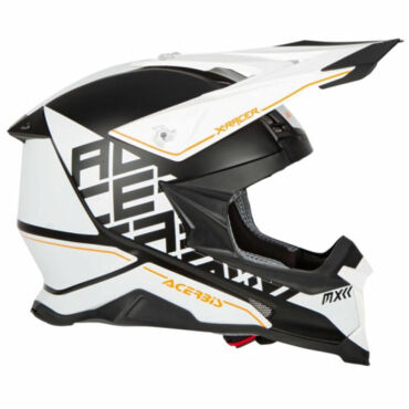 Acerbis Шлем кроссовый X Racer VTR White Black - миниатюра 11