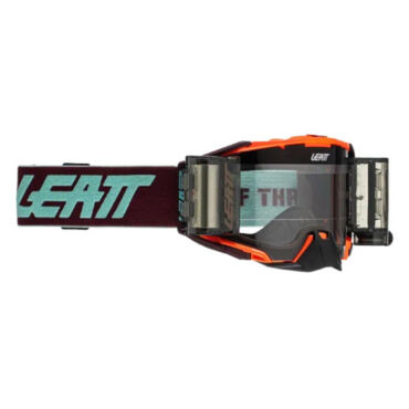 Leatt Очки Velocity 6.5 Roll Off Neon Orange Clear 83% - миниатюра 2