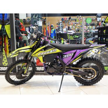 Мотоцикл эндуро PROGASI RACE 300 WAVE (NB300) Purple Yellow 21 18 - миниатюра 1