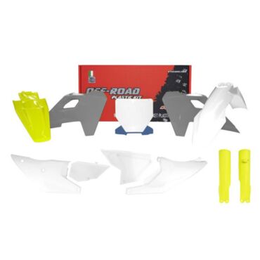 Комплект пластика лимонно бело серый Husqvarna TC FC 23-  - миниатюра 1
