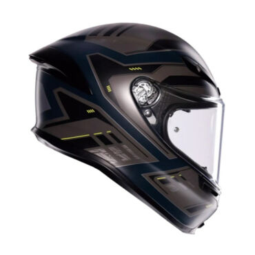 AGV Шлем K6 S Enhance Matt Grey Yellow Fluo - миниатюра 8