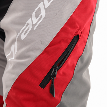 Штаны Эндуро Dragonfly Freeride Grey Red 2020 - миниатюра 7