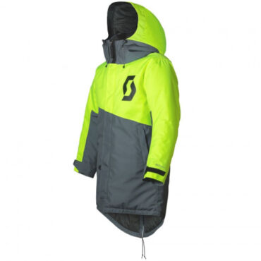 SCOTT Куртка Coat Warm Up grey neon yellow - миниатюра 3