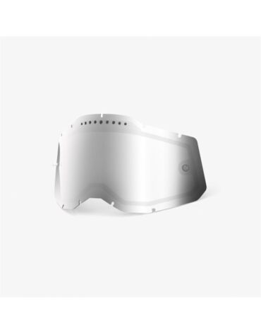 Фильтр в очки 100% RC2 AC2 ST2 Vented dual, mirror silver anti fog