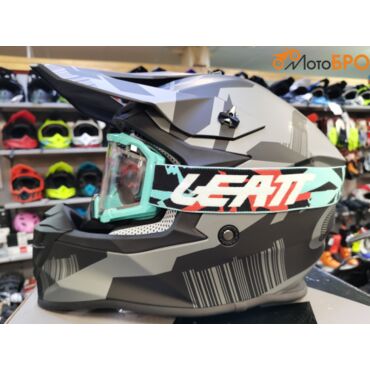 Маска кросс Leatt 4.5 SNX Fuel Clear 83% - миниатюра 5