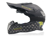 Шлем кроссовый ROCKSTAR M (черная)