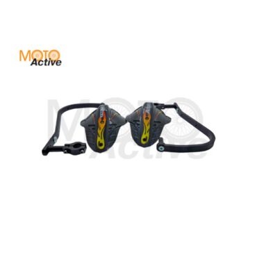 Защита рук с пластиковыми щитками ACCEL HGS 01 22.2 мм (черная) - миниатюра 2