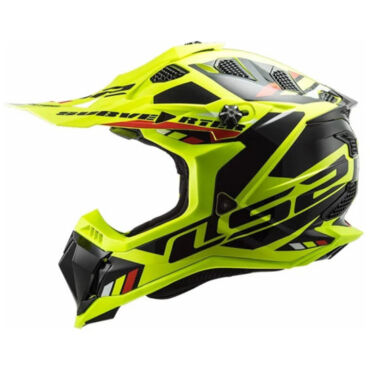 LS2 Мотошлем MX700 Subverter Evo Stomp Желто черный - миниатюра 5