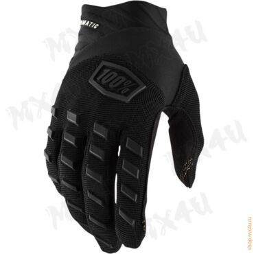 Мотоперчатки подростковые Airmatic Youth Glove Black Charcoal черные - миниатюра 1
