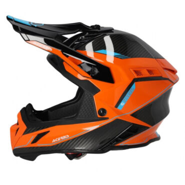Acerbis Шлем STEEL CARBON 22 06 Orange Black - миниатюра 5