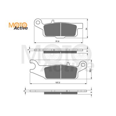 Тормозные колодки GOLD FREN K5 253 - миниатюра 1